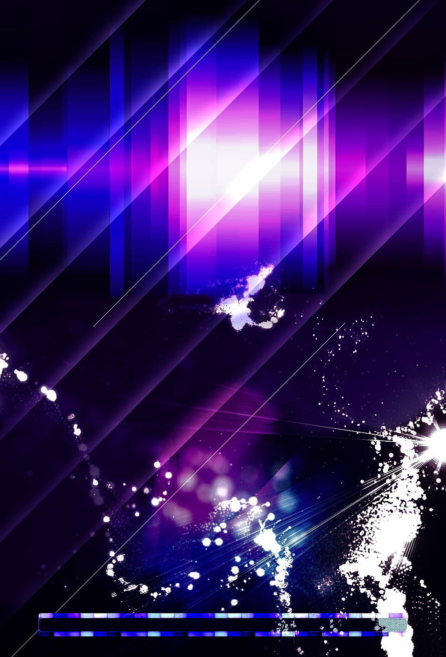 Abstract Purple and Blue Digital Light Burst with Glowing Particles and Diagonal Beams HD phone wallpaper