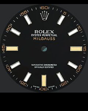Rolex Oyster Perpetual Milgauss Black Dial Watch Face Design HD phone wallpaper