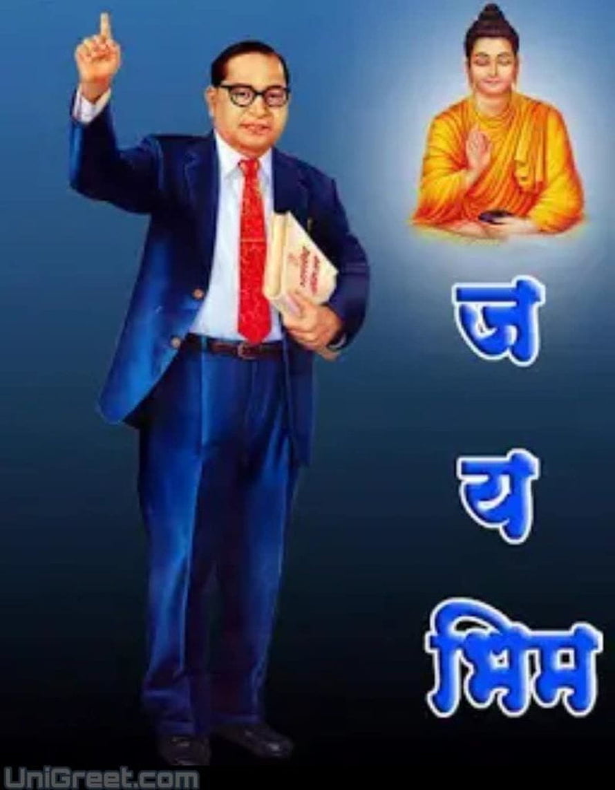 Jai Bhim Movie Poster Featuring Man in Blue Suit and Buddha Statue HD phone wallpaper