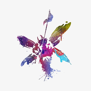 Linkin Park Hybrid Theory Watercolor Butterfly Artwork HD phone wallpaper