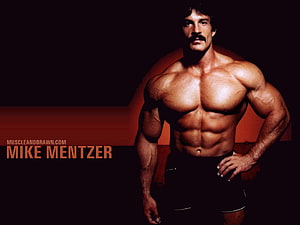 Mike Mentzer Classic Bodybuilder Portrait with Dramatic Studio Lighting HD wallpaper