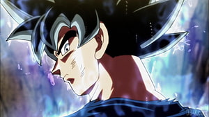 Goku Ultra Instinct Anime Character Profile With Dramatic Energy Aura HD wallpaper