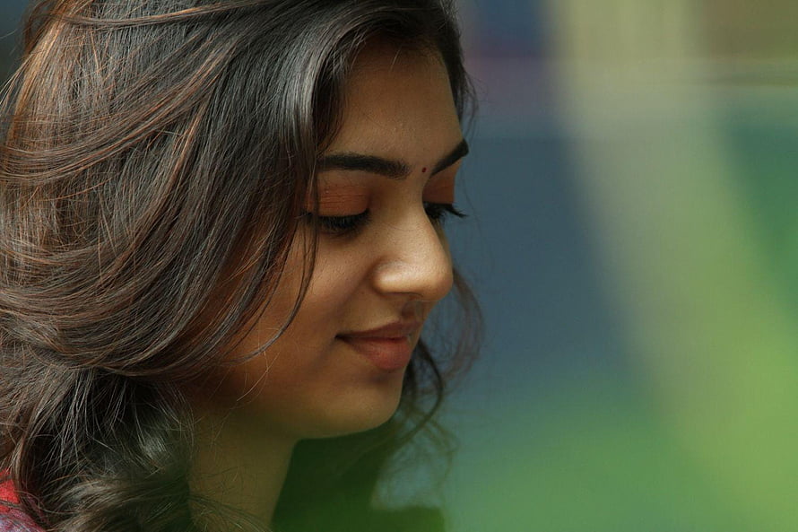 Nazriya Nazim Profile Portrait with Soft Natural Lighting and Serene Expression HD wallpaper
