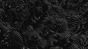Dark Abstract Black Oil Paint Texture with Glossy Swirling Patterns HD wallpaper