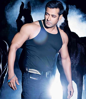 Salman Khan in Black Tank Top with Horse Silhouette in Dramatic Blue Smoke, Actresses salman khan , salman khan young style, salman khan birtay, kic…, salman khan wanted HD phone wallpaper