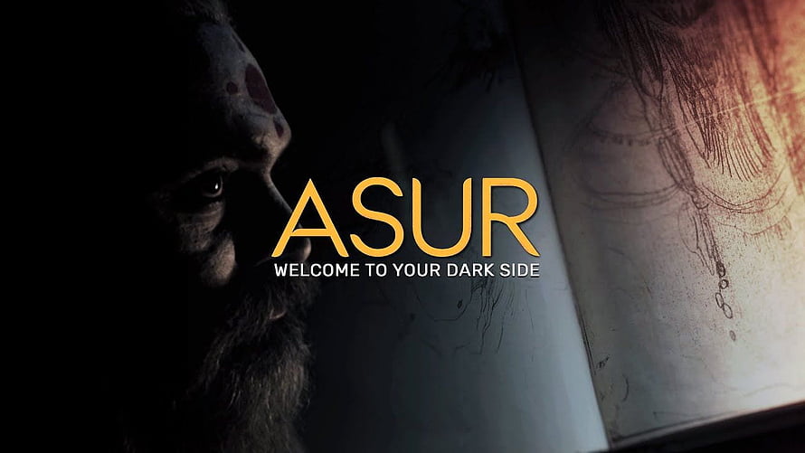 Asur Web Series Dark Character Profile and Ancient Manuscript Scene HD wallpaper