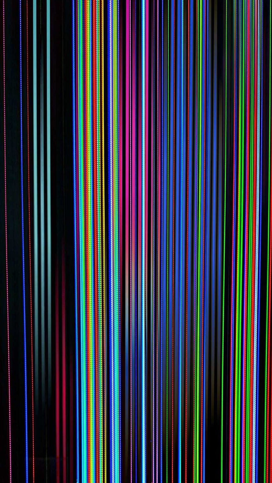 Vibrant Vertical Neon Stripes on Black Background Abstract Digital Art HD phone wallpaper