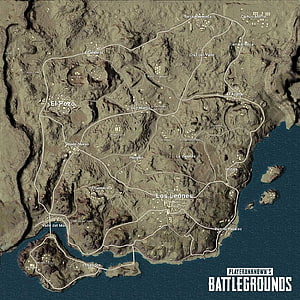 Miramar Map Overview from PlayerUnknown's Battlegrounds HD phone wallpaper
