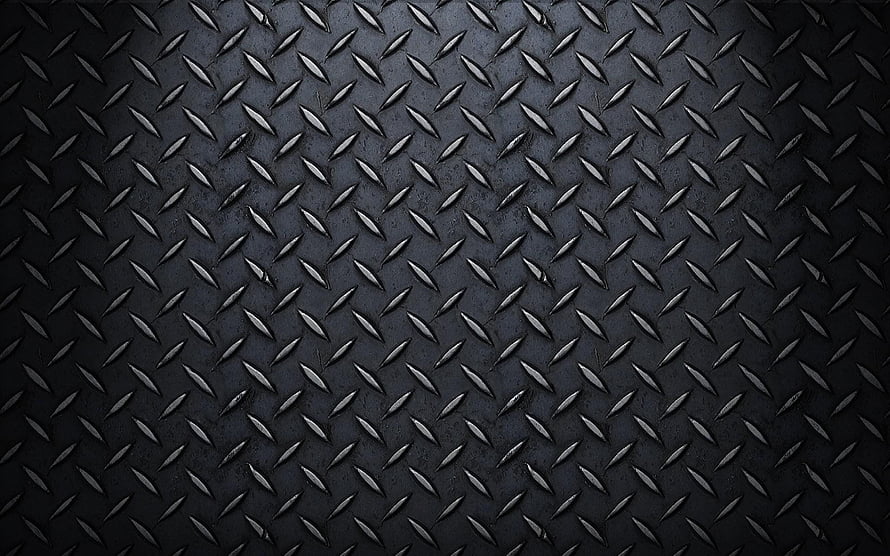 Dark Industrial Diamond Plate Steel Texture with Metallic Highlights HD wallpaper