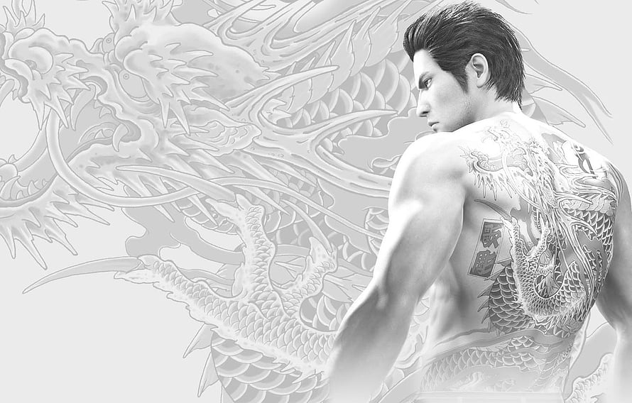 Yakuza Kiwami 2 Kiryu Kazuma Dragon Tattoo Concept Art HD wallpaper