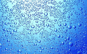 Vibrant Blue Water Bubbles Gradient Abstract Background HD wallpaper