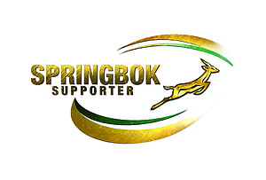 Springbok Rugby Team Logo With Golden Antelope And Green Gold Swoosh Design HD wallpaper