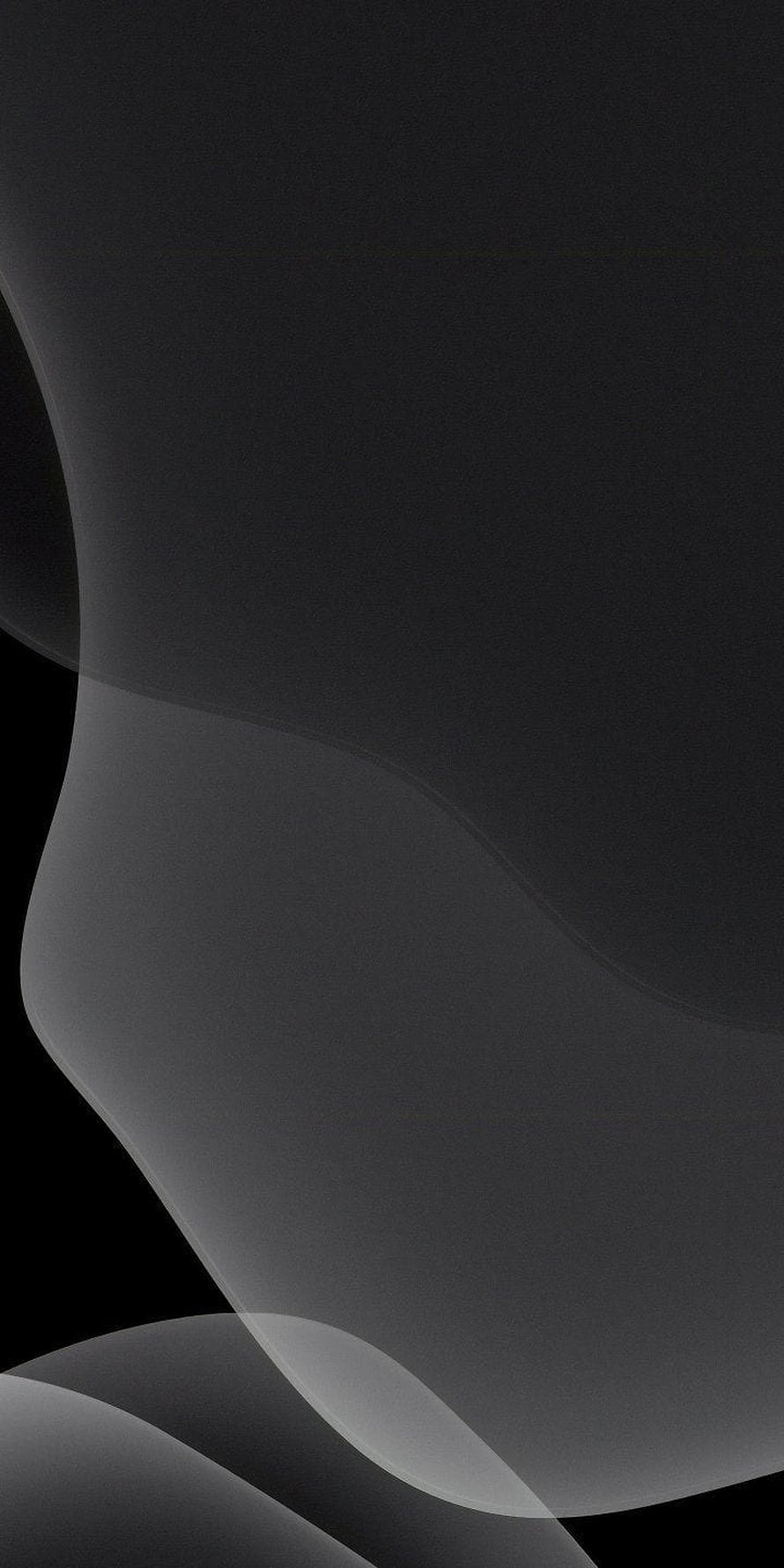Dark Monochrome Abstract Flowing Waves Minimalist Wallpaper HD phone wallpaper