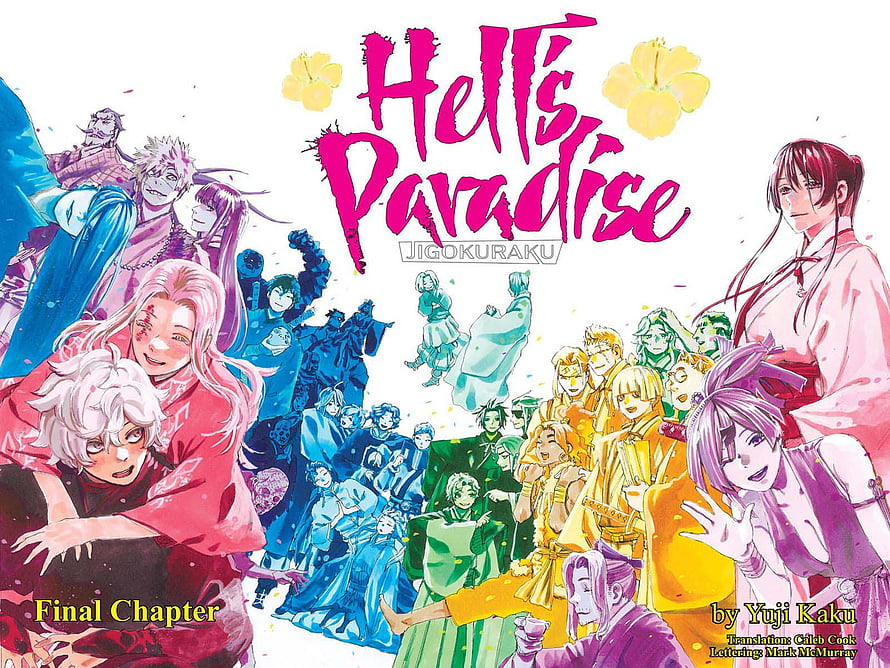 Hell's Paradise Jigokuraku Final Chapter Character Ensemble Illustration HD wallpaper