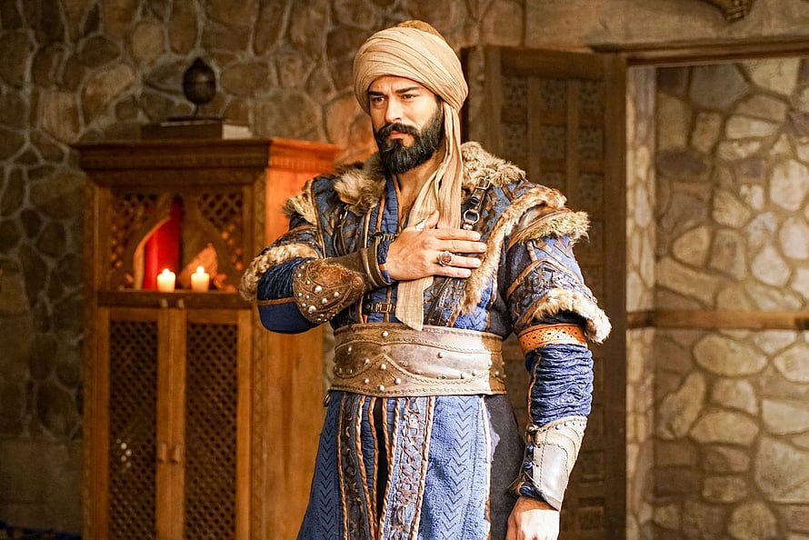 Kurulus Osman Season 3 Character in Traditional Ottoman Attire HD wallpaper