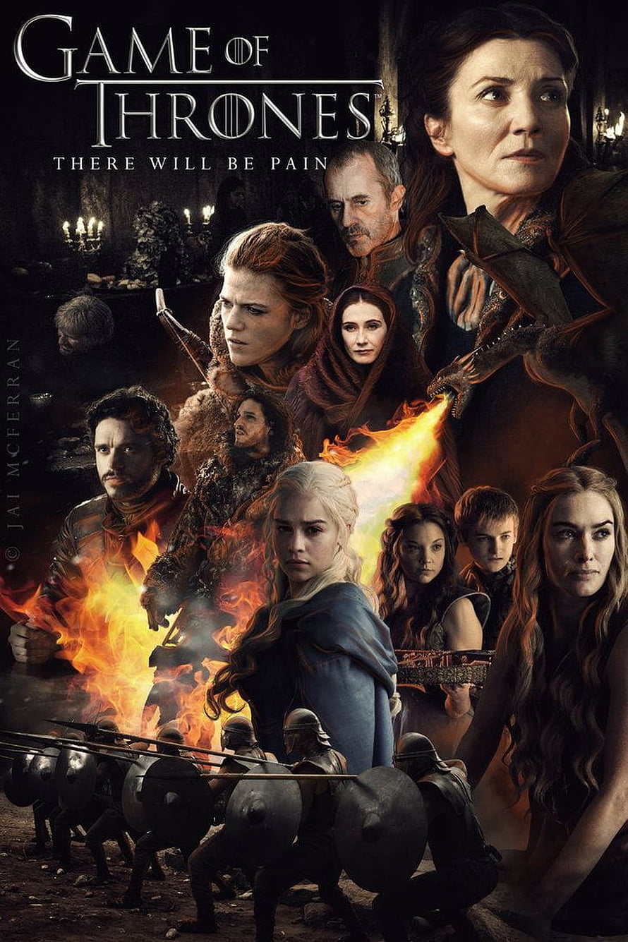 Game of Thrones Season 3 Character Poster with Fire and Soldiers HD phone wallpaper