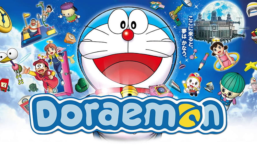 Doraemon Anime Wallpaper Featuring Nobita, Shizuka, and Gadget Collection HD wallpaper