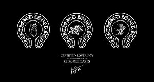 Certified Lover Boy and Chrome Hearts Gothic Emblem Design HD wallpaper