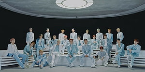 NCT 2020 Resonance Group Concept Photo in Light Blue Suits HD wallpaper