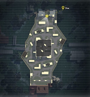 PUBG Mobile TDM Map Layout with Building Positions and Navigation Markers HD phone wallpaper