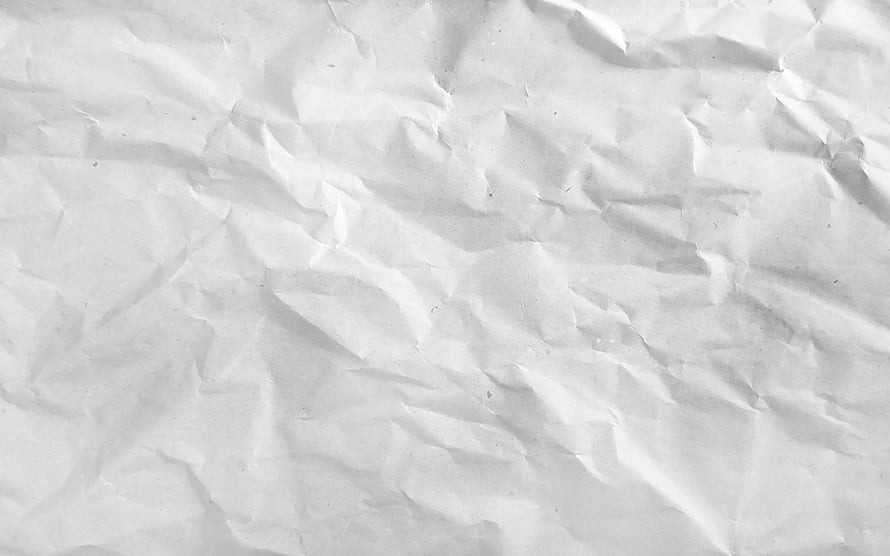 White Crumpled Paper Texture Background with Soft Folds and Natural Creases HD wallpaper
