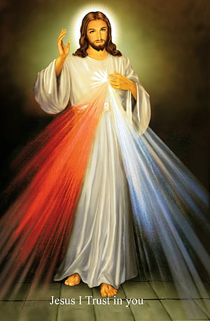 Sacred Art of Jesus Christ with Radiant Sacred Heart and Divine Light HD phone wallpaper