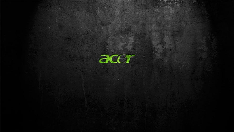 Acer Predator Gaming Logo on Dark Grunge Concrete Texture HD wallpaper