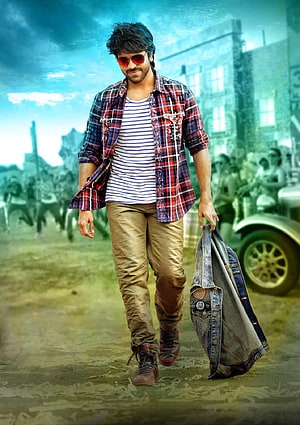 Ram Charan in Plaid Shirt and Sunglasses Walking Through Urban Street Scene HD phone wallpaper