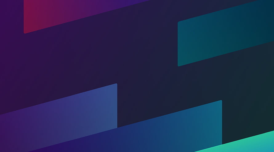 Dark Abstract Geometric Shapes with Vibrant Color Gradients HD wallpaper