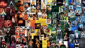 Zayn Malik Career Collage: Red Album, Music Videos, and Magazine Covers HD wallpaper