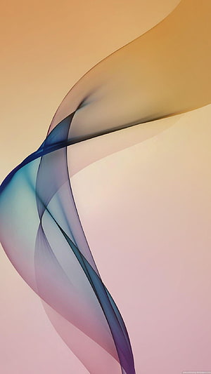 Samsung Galaxy J7 Prime Abstract Flowing Ribbon Wallpaper HD phone wallpaper