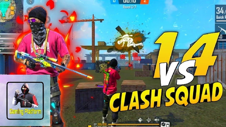 Clash Squad 1v4 Gameplay Showdown With Colorful Skins And Sniper Action HD wallpaper