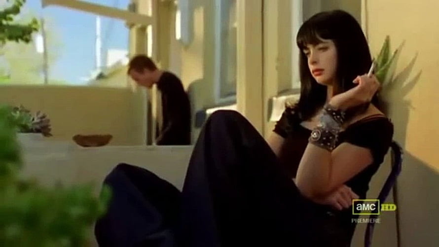 Jane Margolis in Black Dress from Breaking Bad AMC Series Scene HD wallpaper