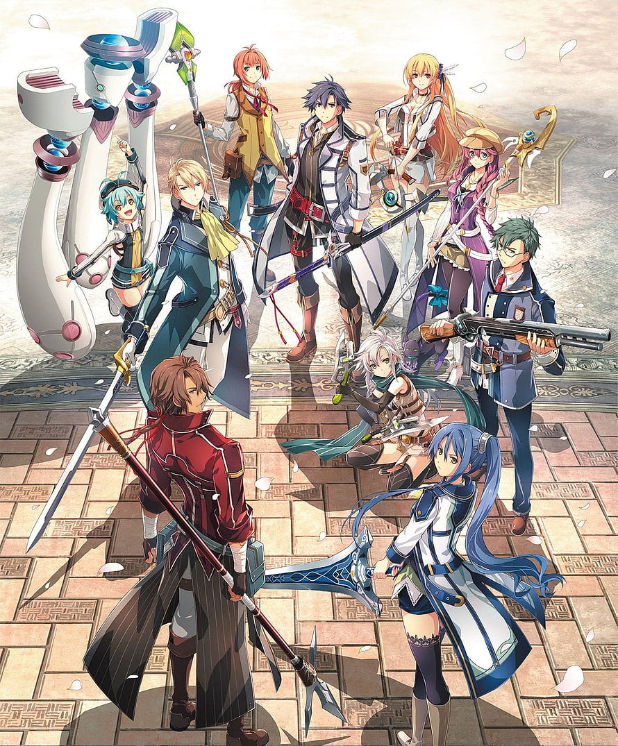 The Legend of Heroes Trails of Cold Steel III Ensemble Key Art HD phone wallpaper