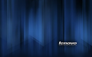 Lenovo Blue Abstract Vertical Stripes Corporate Desktop Background HD wallpaper