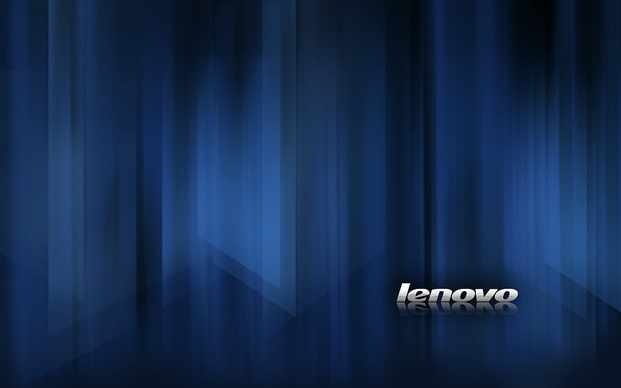 Lenovo Blue Abstract Vertical Stripes Corporate Desktop Background HD wallpaper