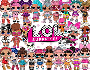 L.O.L. Surprise Doll Collection with Sugar Queen and Diverse Character Lineup HD wallpaper