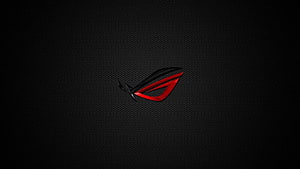 Asus ROG Eye Logo on Dark Hexagonal Mesh Background HD wallpaper