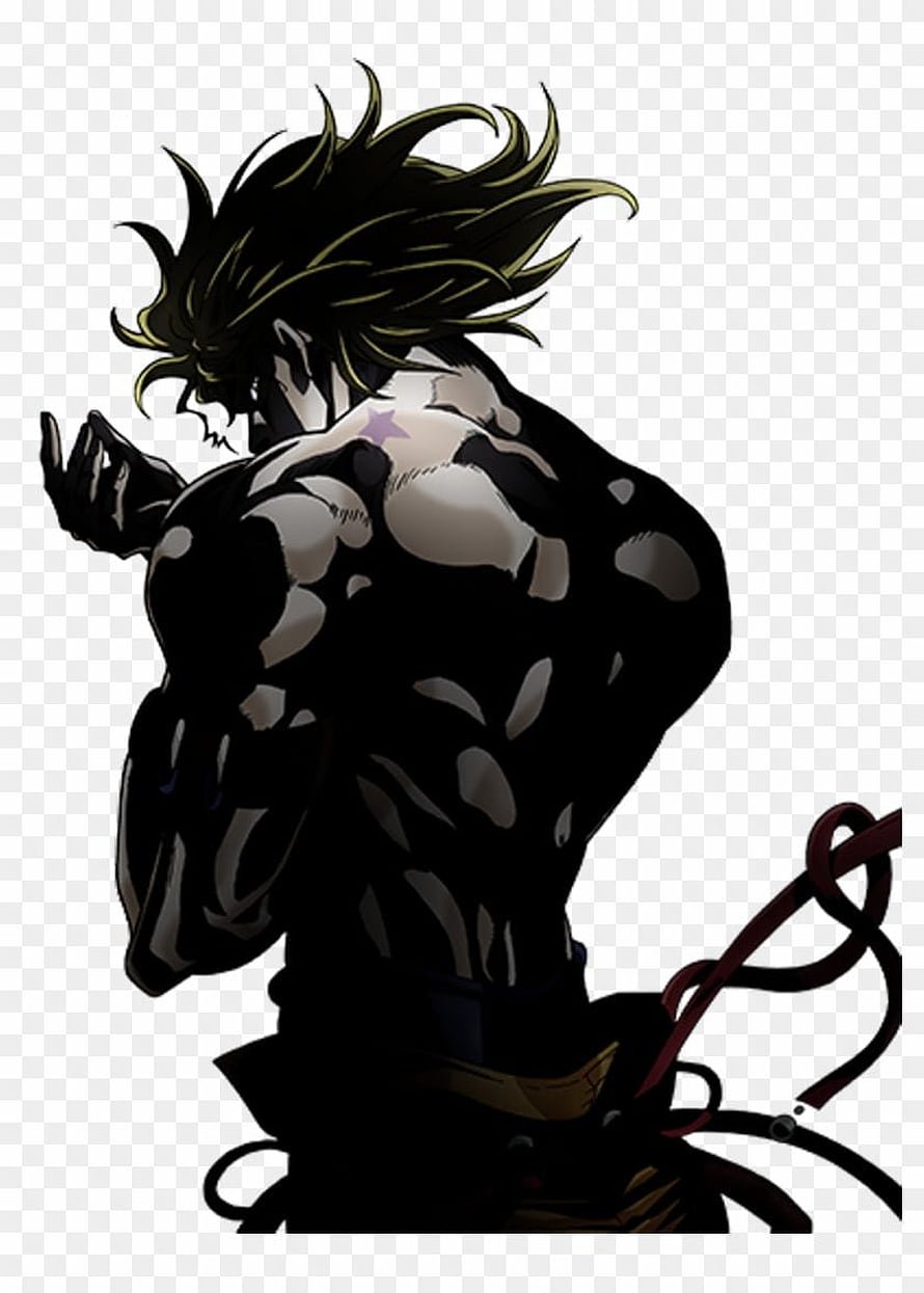 Dio Brando Shadow Form Anime Character Illustration HD phone wallpaper