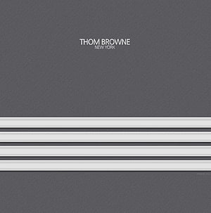 Thom Browne New York Minimalist Grey Textured Background with Signature Stripes HD phone wallpaper