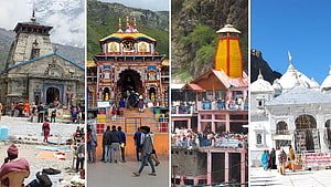 Char Dham Yatra Temples in Uttarakhand Himalayan Mountains HD wallpaper