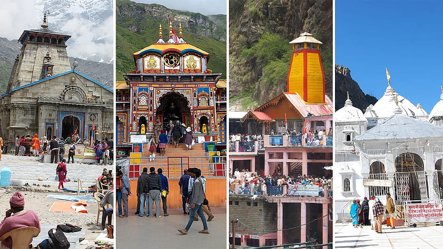 Char Dham Yatra Temples in Uttarakhand Himalayan Mountains HD wallpaper