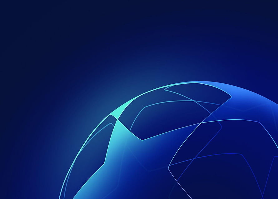 Abstract Blue Geometric Sphere with Glowing Wireframe Lines on Dark Background HD wallpaper
