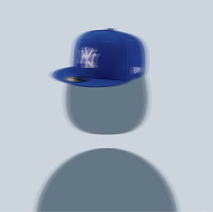 Blue New York Yankees Snapback Cap with White Logo on Light Blue Background HD wallpaper