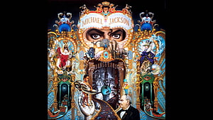 Michael Jackson Dangerous Album Cover Artwork with Ornate Surreal Illustration HD wallpaper