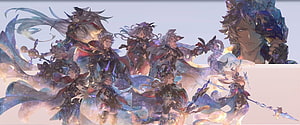 Granblue Fantasy Eternals Anniversary Event Character Lineup Artwork HD wallpaper