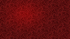 Dark Maroon Damask Floral Pattern Background with Ornate Vintage Motifs HD wallpaper