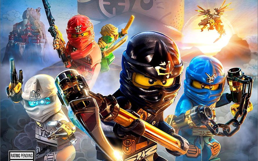 LEGO Ninjago Master of Spinjitzu Team Action Poster HD wallpaper