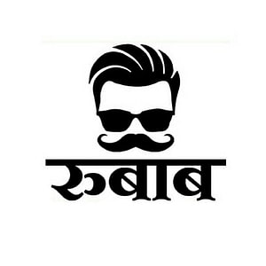 Rubab Tech Minimalist Logo Featuring Stylized Man With Sunglasses And Mustache HD phone wallpaper