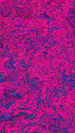 Verge Style Psychedelic Liquid Abstract Pattern in Neon Pink and Purple HD phone wallpaper